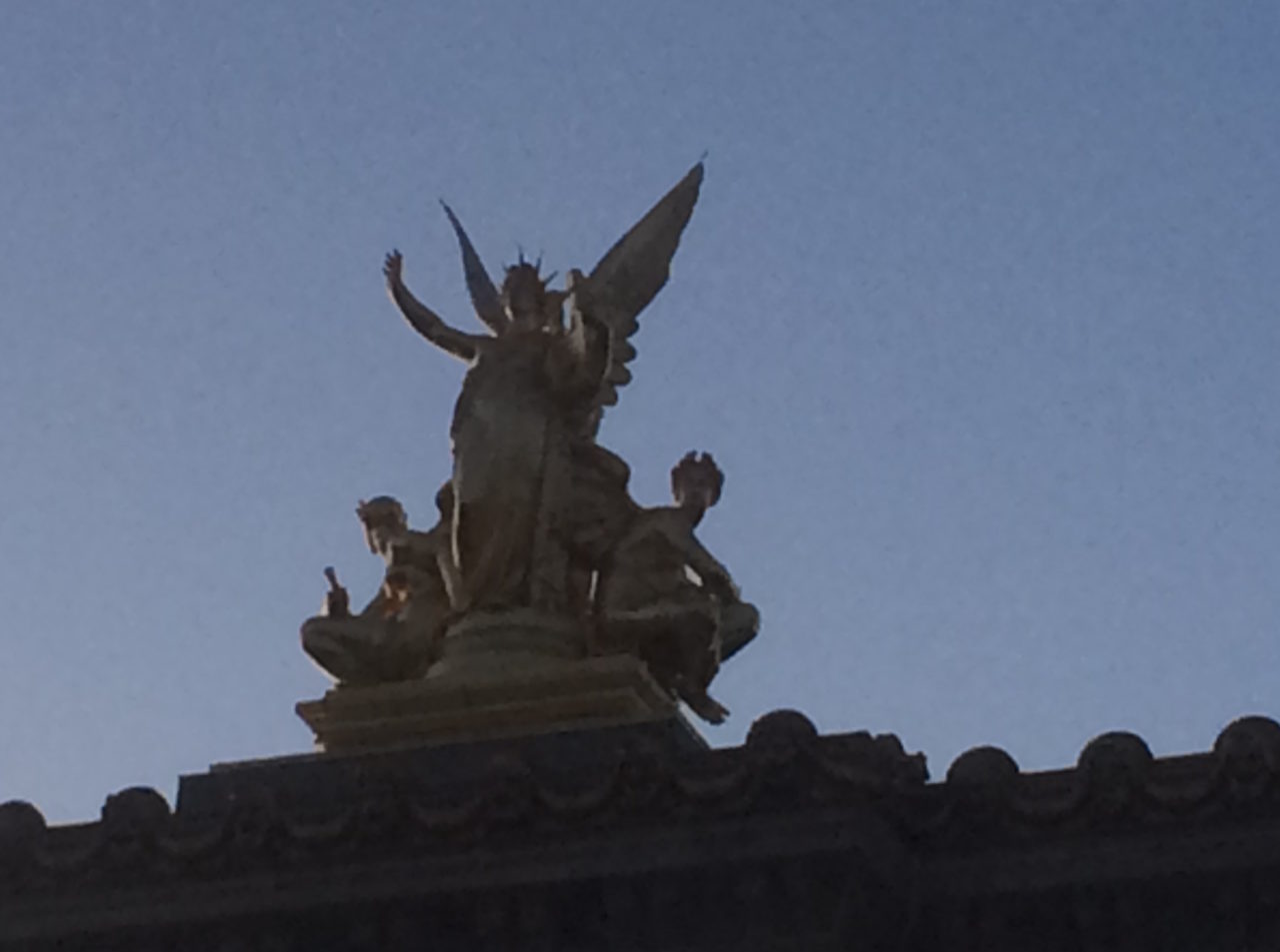 garnier angel opera detail