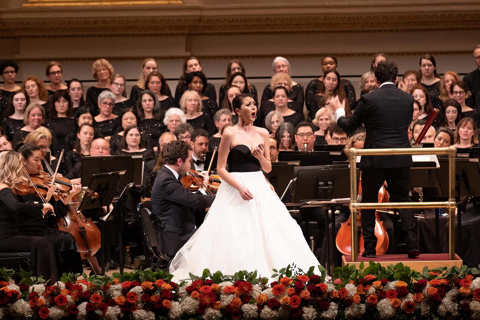 Oropesa soprano singer woman vocal stage Tucker awards gala