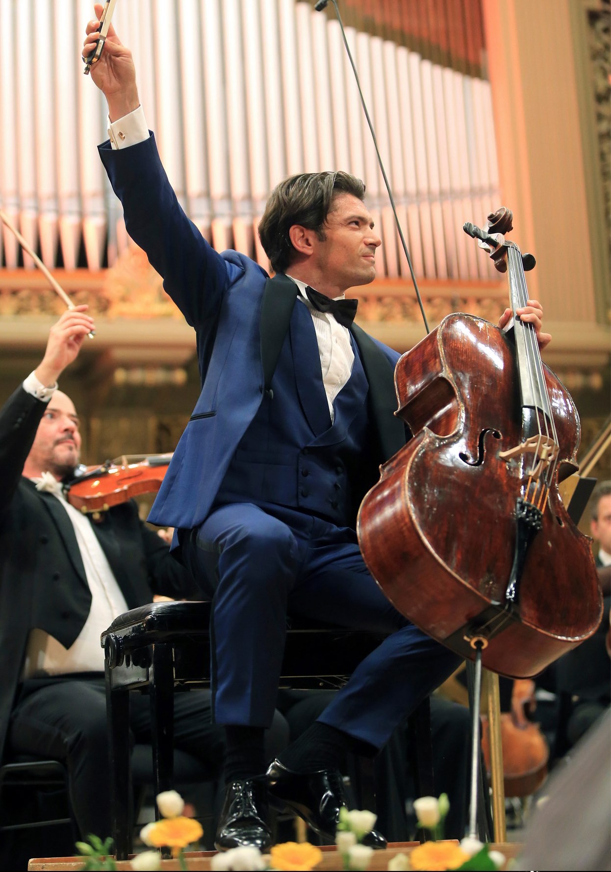 Capucon cellist French classical music live performance Enescu Festival Bucharest stage 