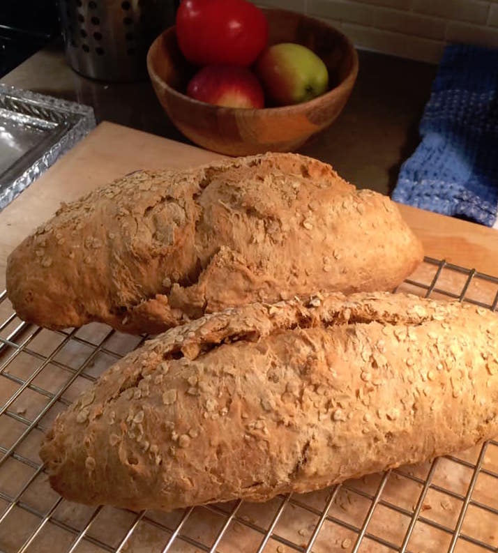 bread baking homemade kitchen aroma warm bake oven