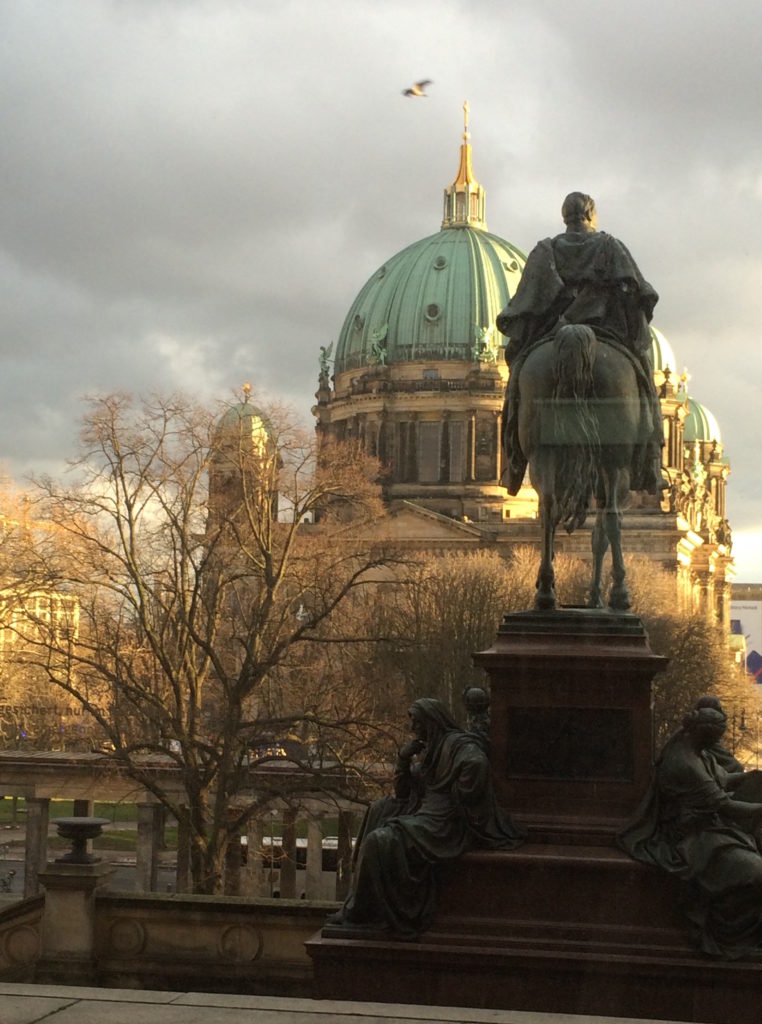 Berlin, cathedral, dome, view, perspective, city, Germany, Berliner Dom