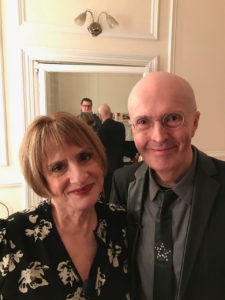 Edward Seckerson, music, writer, British, broadcaster, classical, musical theatre, interviewer, Patti LuPone, backstage, Theatre Royal Haymarket, conversation, artist, theatre