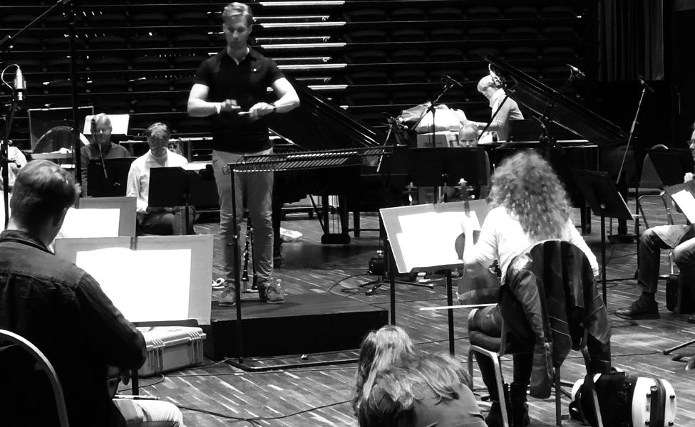 Lee Reynolds, conductor, LPO, recording session, VOPERA, Ravel, London Philharmonic