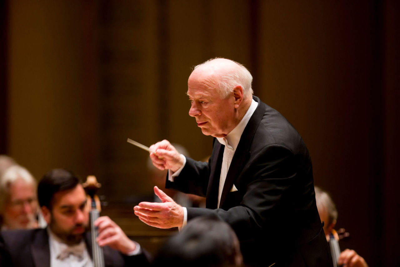 Bernard Haitink, conductor, orchestra, symphony, classical, performance, maestro