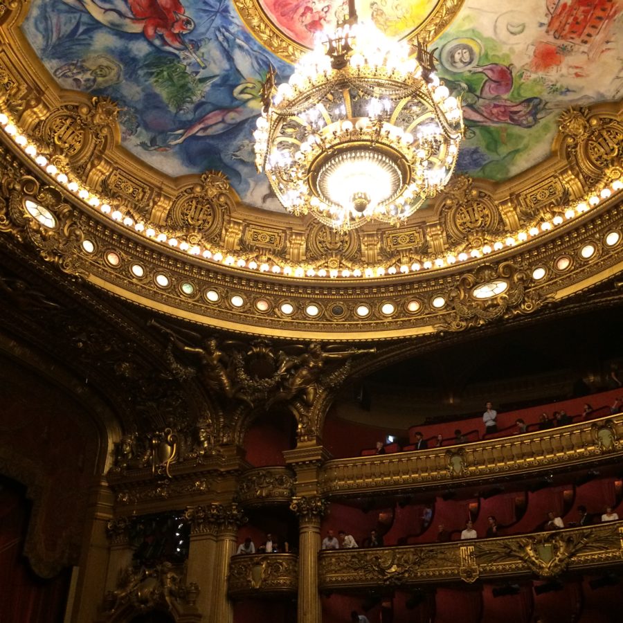 Paris, Palais Garnier, Chagall, opera, opera house, interior, music, culture, history, Europe