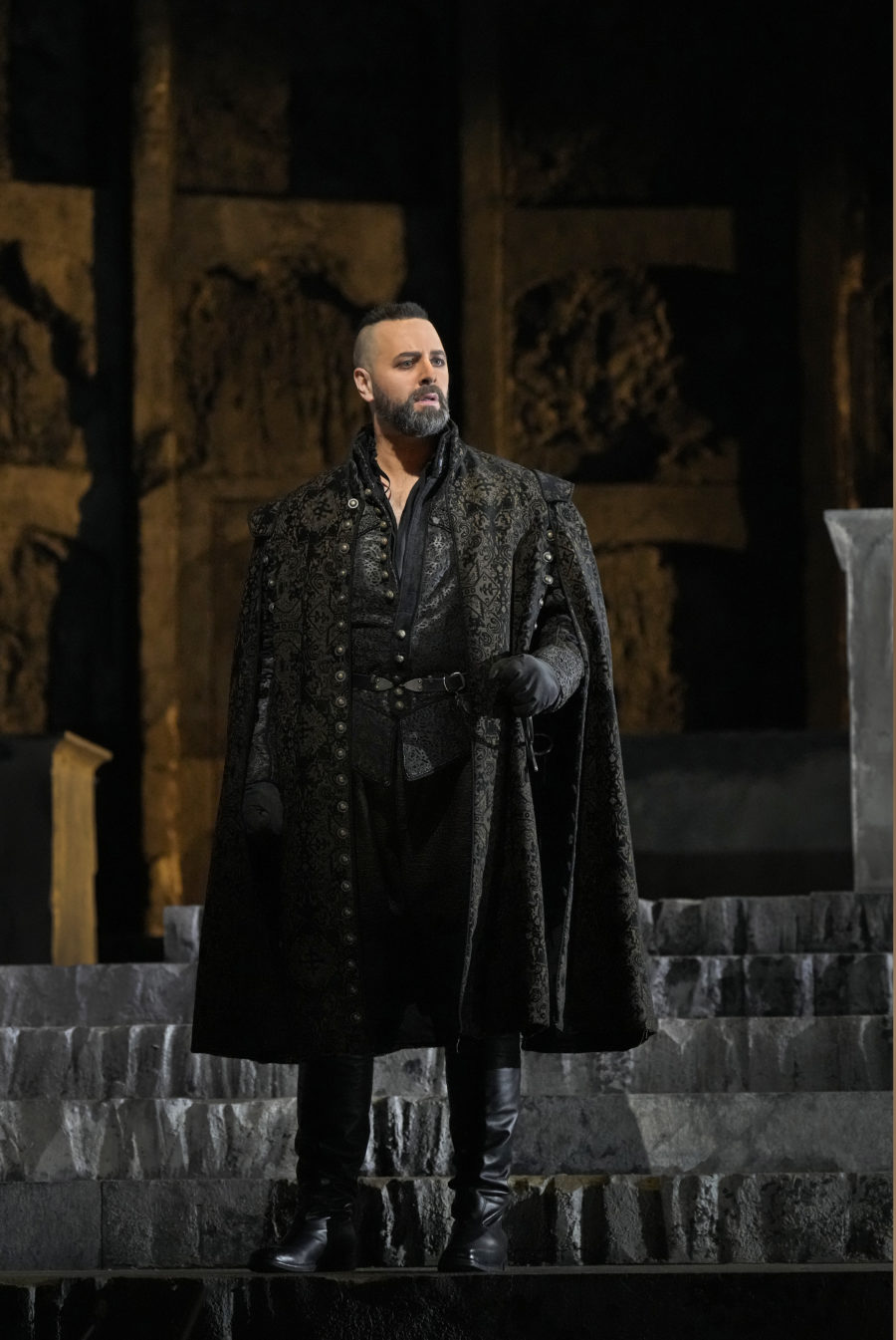 Met Opera, Etienne Dupuis, Don Carlos, Rodrigue, baritone, opera, Metropolitan Opera, New York, stage, culture, performance, Verdi