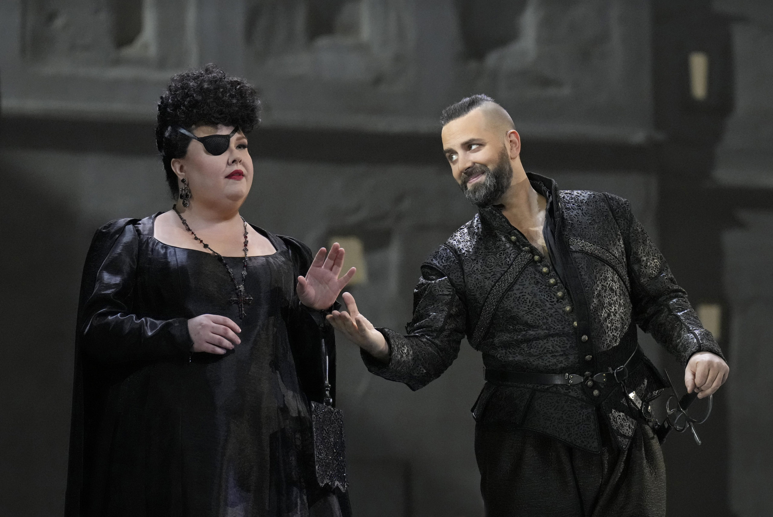 Jamie Barton, Etienne Dupuis, Don Carlos, Met Opera, Metropolitan Opera, New York, stage, opera, culture, Verdi, classical, Eboli, Rodrigue, live