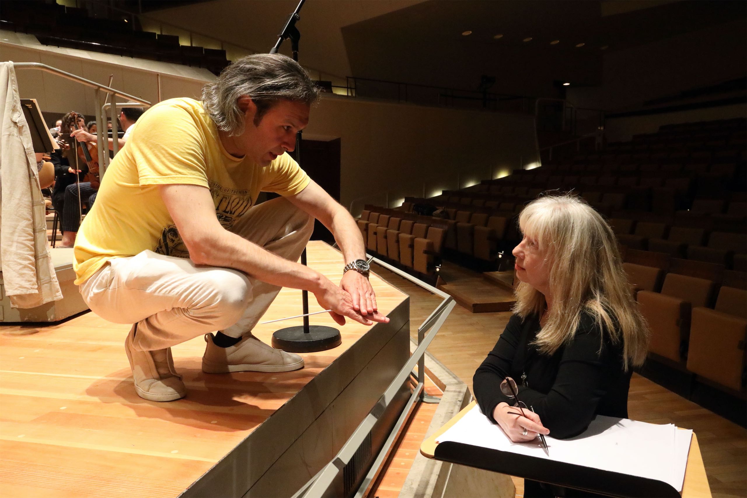 conductor, Bayerische Staatsoper, Bayerische Staatsorchester, General Music Director, Vladimir Jurowski, composer, Ukrainian, Victoria Vita Poleva, tour, classical, performance, stage, talking, discussion, art