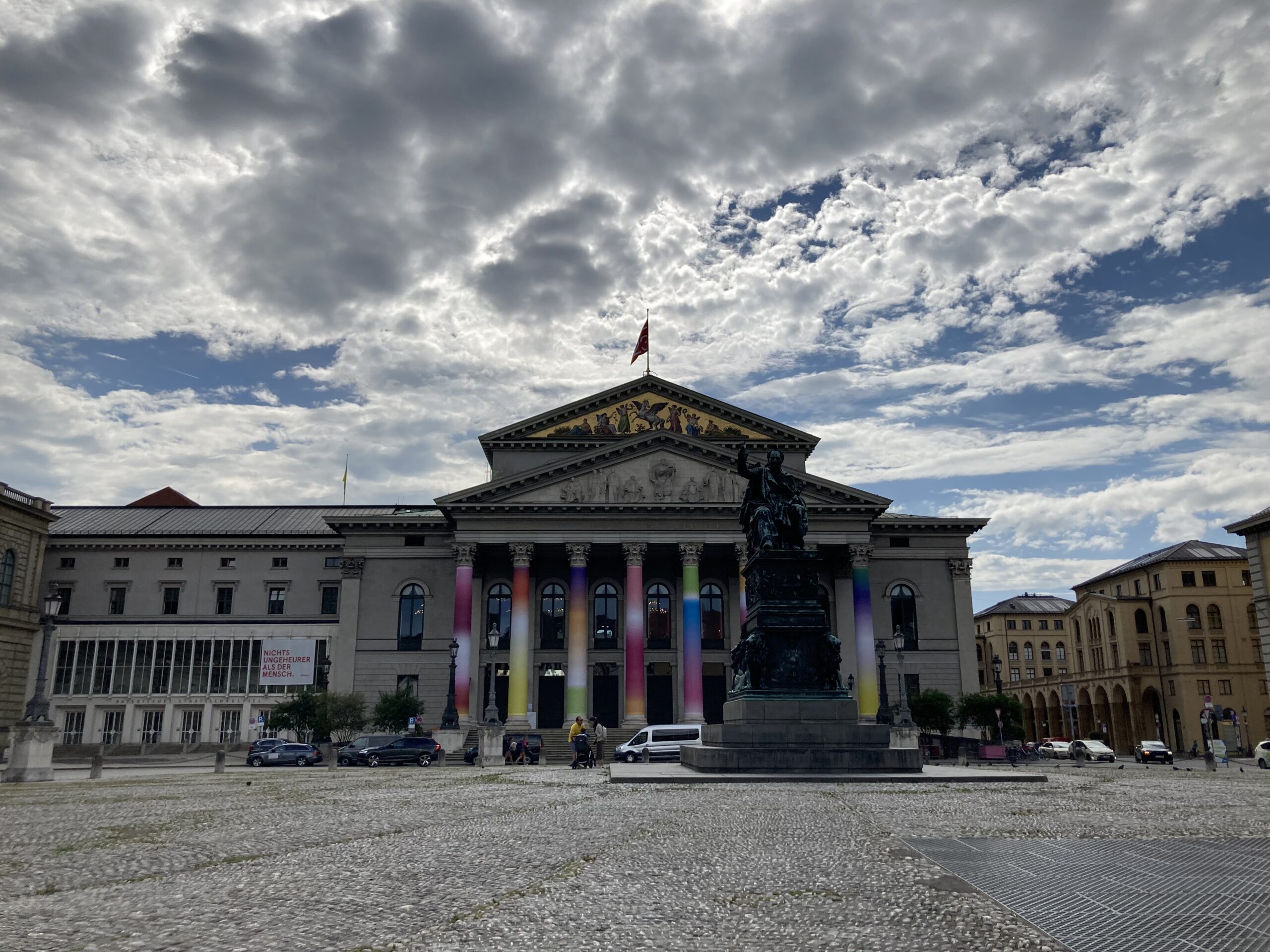 Bayerische Staatsoper, Bavarian State Opera, Munich, building, architecture, house, opera, classical, Germany