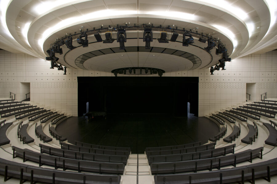Amphitheatre Olivier Messiaen, Opera Bastille, Paris, auditorium, performance, space